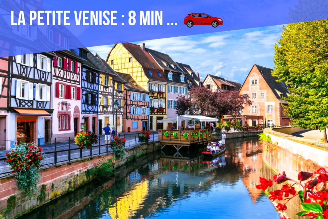 Le Blue St Leon : 2 Pieces Cozy Lit King Size Wifi Apartment Colmar Luaran gambar