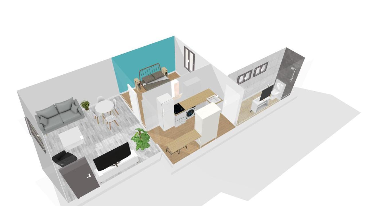 Le Blue St Leon : 2 Pieces Cozy Lit King Size Wifi Apartment Colmar Luaran gambar